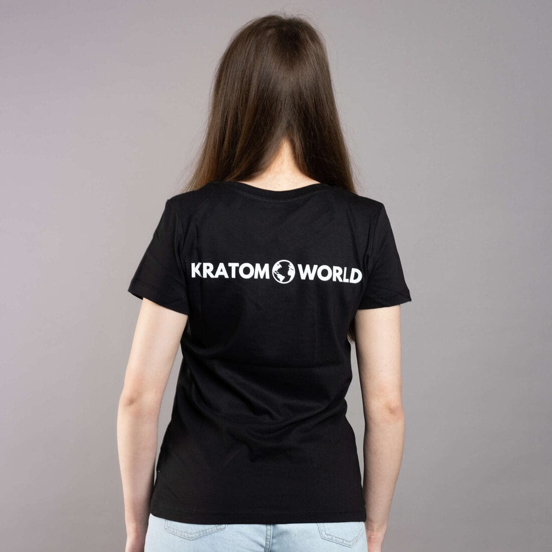 Kratom World tričko oblečení kratom brand kratom praha dámské záda