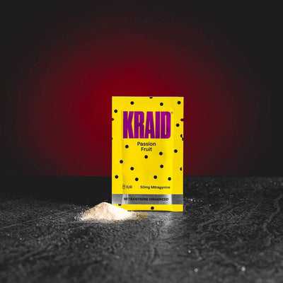 kraid passion fruit limonáda kraid 50mg mitragynine full spectrum drink nápoj mitragynine enhanced