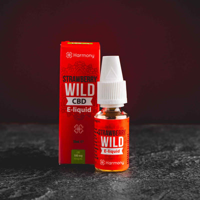 CBD Liquid strawberry wild 100mg CBD Liquid do elektronek 30mg