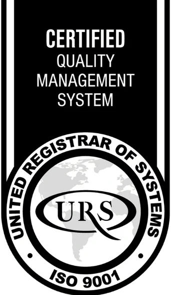 Logo certifikace ISO 9001 potvrzuje závazek společnosti Kratom World k zajištění nejvyšší kvality a efektivity svých procesů.