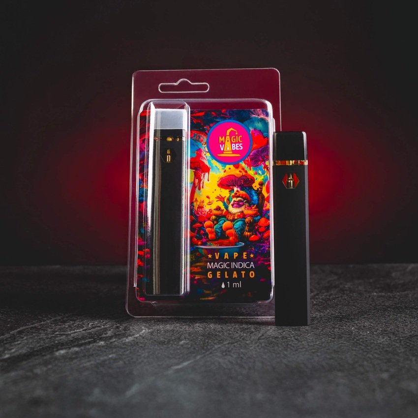 Magic Mix Vape Gelato – prémiové vape pero s inovativní kombinací kanabinoidů a oblíbenou sladkou příchutí Gelato pro vyvážený a jemný zážitek. kratom world magic mix vaporizér vape kratomworld prodej