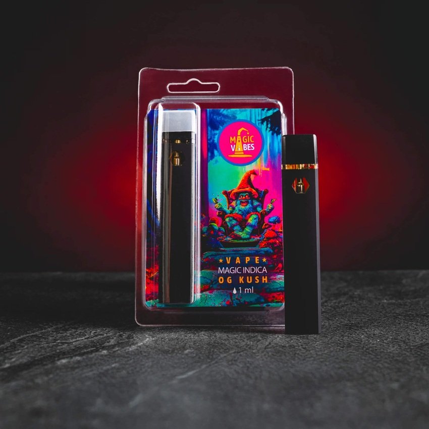 Magic Mix Vape OG Kush – jednorázové vape pero s inovativními kanabinoidy a legendární příchutí OG Kush pro autentický relaxační zážitek. kratom world magic mix vaporizér vape kratomworld prodej