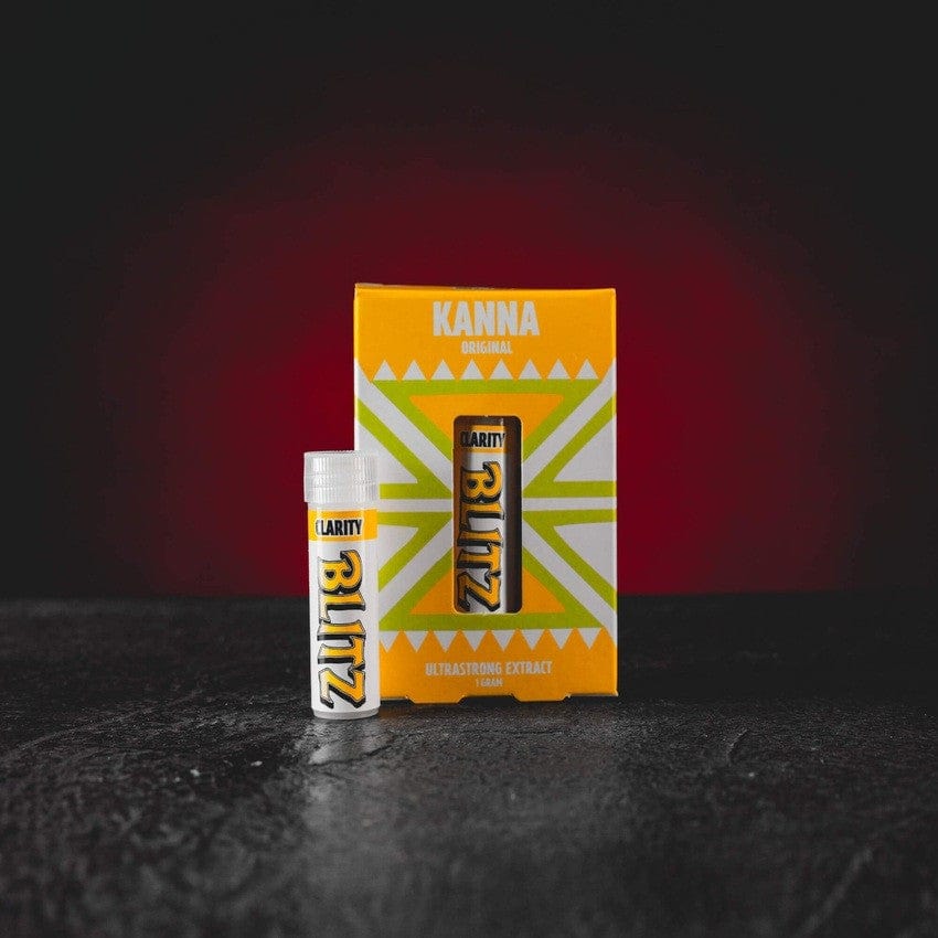 Kanna Blitz Clarity 1g – nejčistší forma kanna extraktu s vysokým obsahem mesembrinu pro duševní jasnost a jemnou stimulaci. Perfektní pro první zkušenost s kanna. Přírodní podpora soustředění a mentální svěžesti.