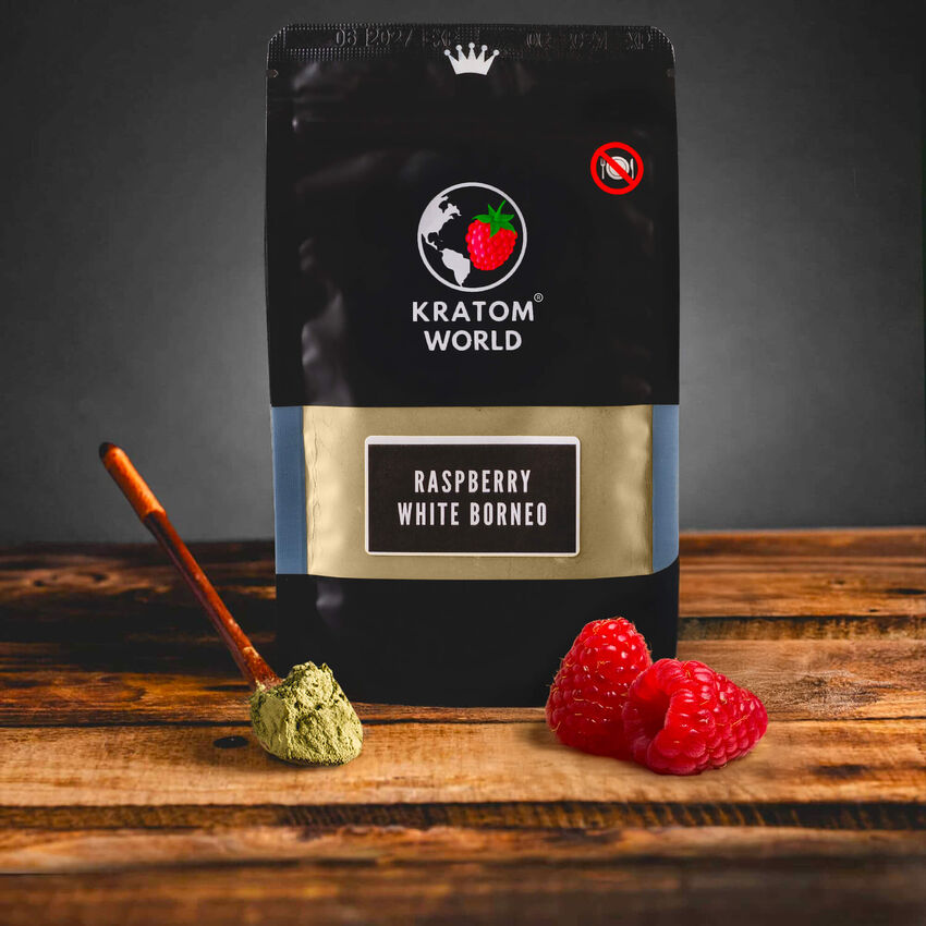 Kratom White Borneo – bílý kratom z Bornea s čistým profilem pro energii a mentální fokus, sběratelský prášek nejvyšší kvality, prodej Kratom World v České republice