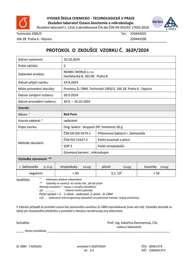 kratom world laboratorni test red pure kratom