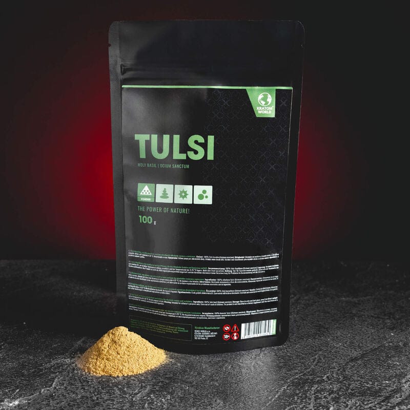 kratom world tulsi bazalka holy basil ocium sanctum účinky prodej co to je