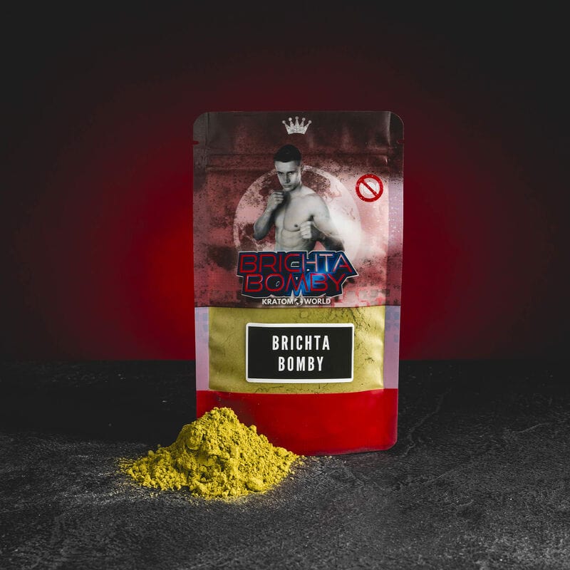 Brichta Bomby Mix Zelený a Bílý kratom Special MMA Fighter Kratom World Praha Prodej Kratom MMA Karlos Terminator Vemola