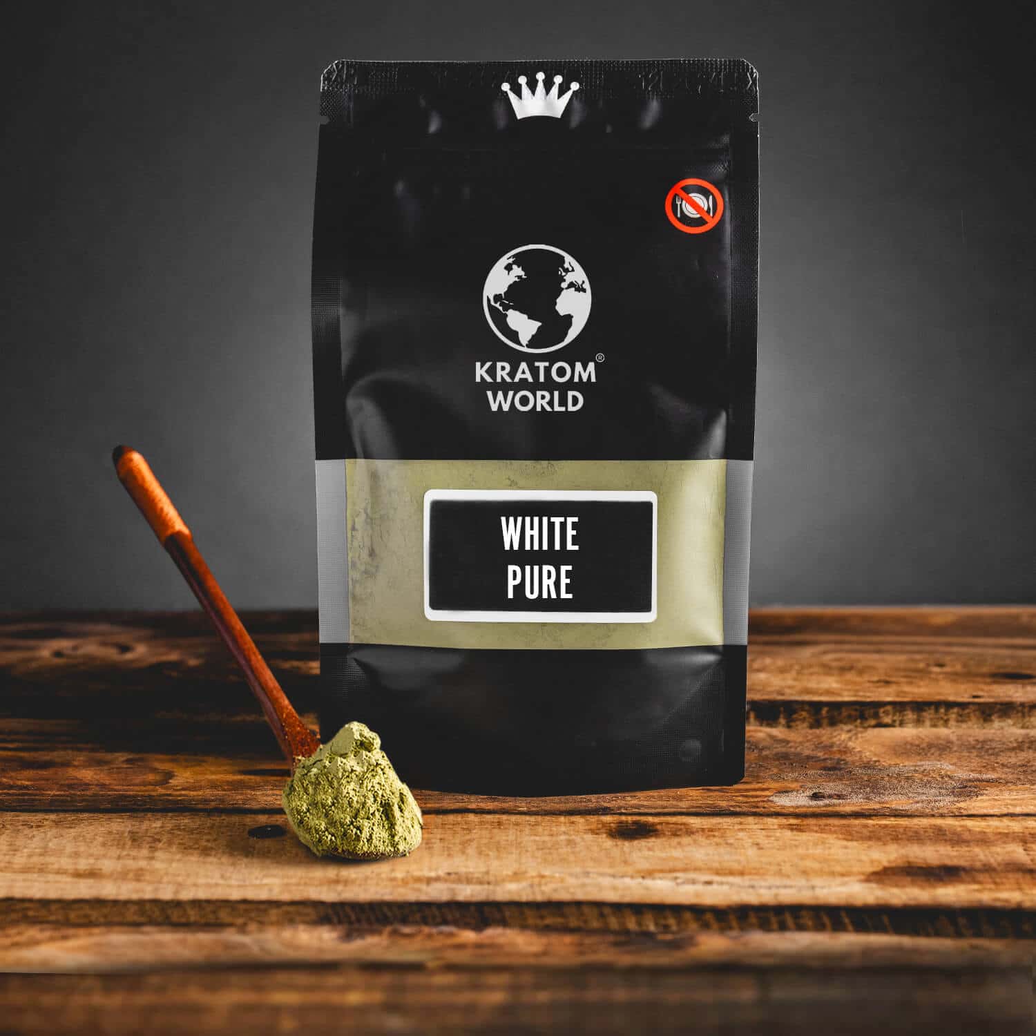 Kratom World WHITE PURE KRATOM Čistý White Kratom Prášek z Listů | Bílý kratom | Kratom World