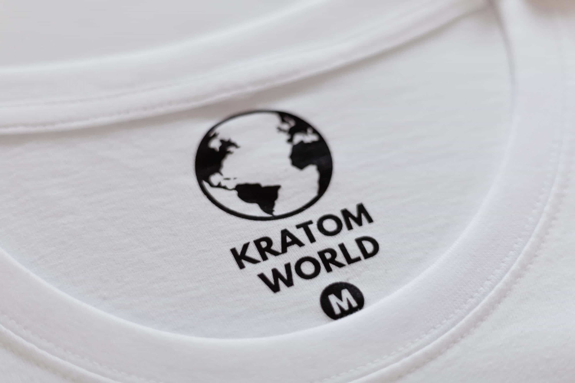 Kratom World tričko Bez Kratomu ani ránu dámské tag