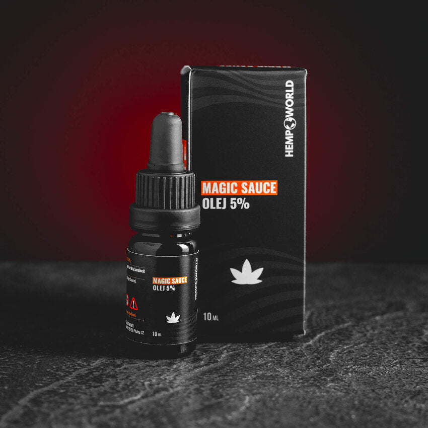 Kvalitní magic sauce 5% Olej Full Spectrum prodej magic sauce konopí Květy kratom