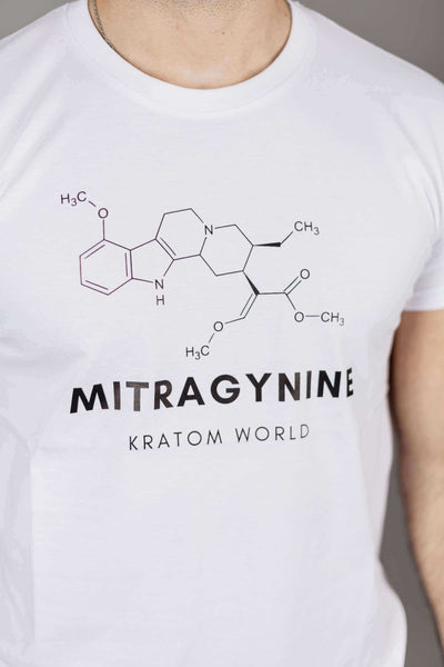 Kratom World tričko Mitragynine detail